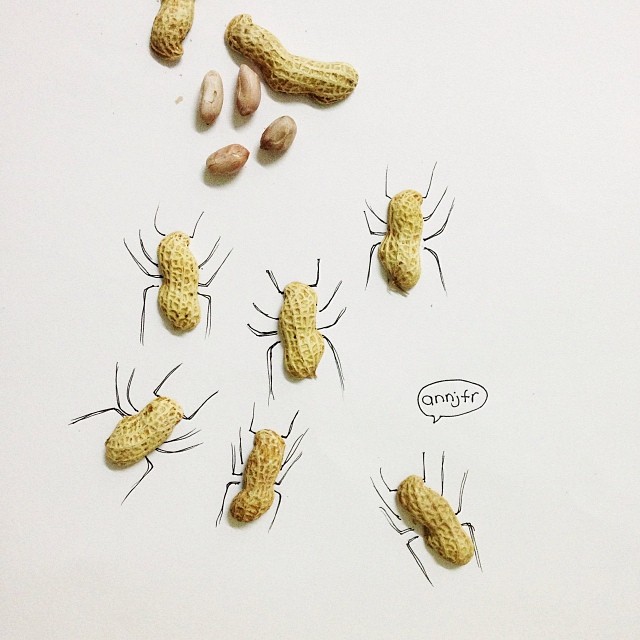 Food doodle by Ann Jaafar