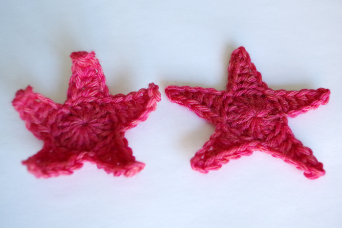 crochet star garland