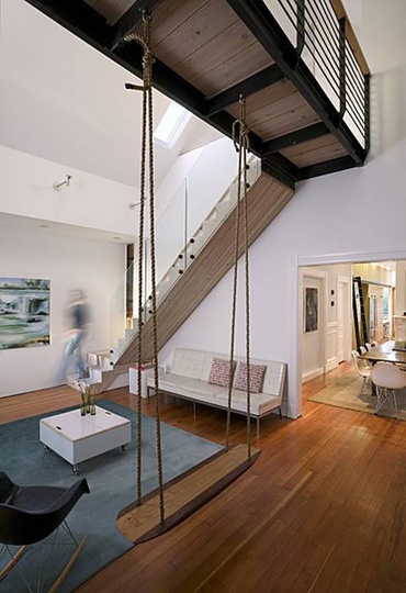 Indoor swing chair example
