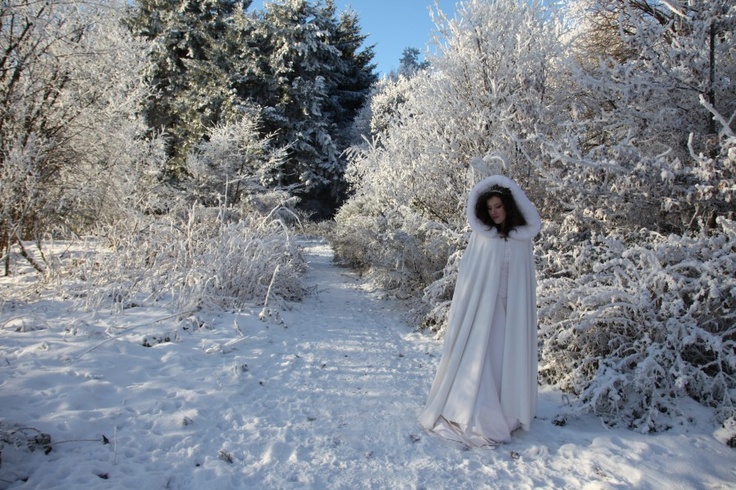 Soft bridal cape with elegant drape