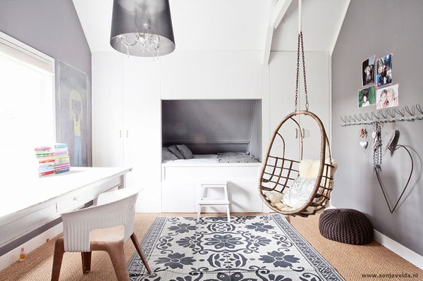 Hanging chair design idea