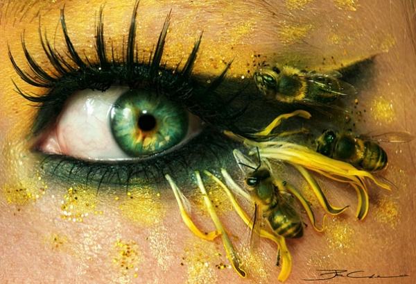 High-detail eye makeup photograph by PixieCold / Svenja Schmitt